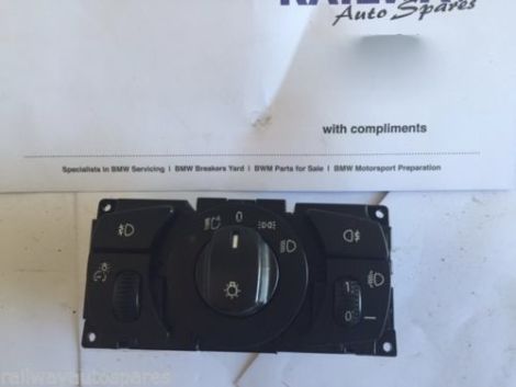 BMW E60 E61 03-07 5 SERIES LIGHT CONTROL ELEMENT HEADLIGHT SWITCH HEADLIGHT FOGLIGHT SWITCH 6925296 B122 *63