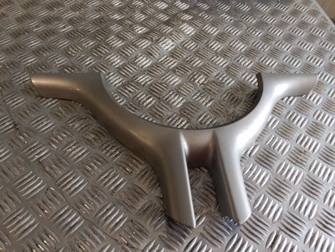 BMW 3 5 X5 SERIES E46 E39 E53 STEERING WHEEL TRIM SILVER BOTTOM TRIM 6018600 B39A B216