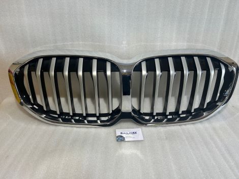 BMW 1 SERIES F40 M SPORT LUXURY GRILL FRONT BUMPER CENTER KIDNEY GRILLE 8122120 7076800 S16A