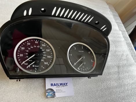 BMW 5 SERIES E60 E61 Diesel Auto Speedometer Instrument Cluster Dash Clocks 9135262 B329 *473