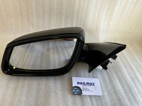 BMW 5 SERIES F10 PASSENGER SIDE WING MIRROR LEFT DOOR MIRROR BLACK M-SPORT CARBON SWARTZ  Y325 *482
