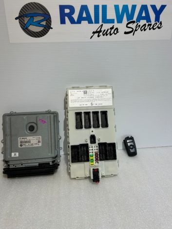 BMW F30 F32 LCI 335d 435d ENGINE ECU KIT AUTO DDE FEM & KEY N57Z N57D30B 8586536 0281031951 B300 *555