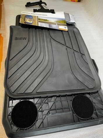 NEW OEM BMW 1 2 SERIES F20 F21 FRONT ALL WEATHER RUBBER FLOOR MATS LHD 51472210208 S5