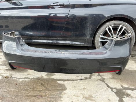 BMW 3 SERIES F30 LCI REAR M-SPORT BUMPER BLACK SAPPHIRE NEEDS REPAIRS 8056497 *RB28 