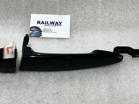 BMW BLACK SAPHIRE LEFT FRONT AND REAR OUTER DOOR GRAB HANDLE E90 E91 E92 E93, 7162433 7207539 *497 B497