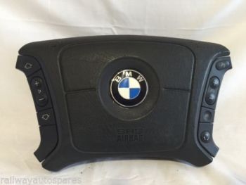 BMW E39 1994-1999 5 SERIES SINGLE STAGE AIRBAG DRIVER STEERING WHEEL AIRBAG 3310955077 B85A