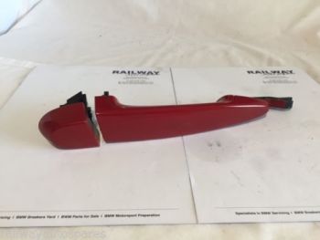 BMW E90 LCI 3 SERIES 2008-2012 318d 320d 320i 330I 330d OUTER DOOR HANDLE RED O/S/R B99A