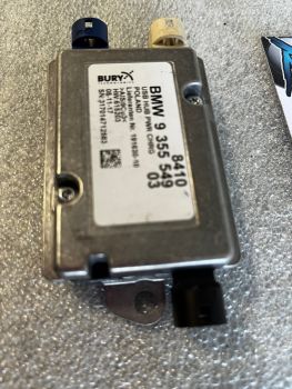 BMW F G SERIES USB HUB POWER CHARGE CONTROL MODULE UNIT CHARGER 9355549 F20 F22 F30 F32 G32 9355549 B390 *401
