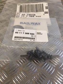NEW OEM BMW 2 3 6 SERIES I8 X1 X2 MINI XENON HEADLIGHT SCREWS SET F22 F34 7388920 B306