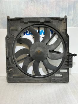 BMW X6 X5 ENGINE RADIATOR COOLING FAN RAD FAN N55 N57 E70 E71 8508177 7594606 #33
