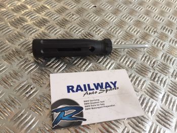 OEM BMW 2010 5 SERIES F10 BLACK DUAL TIP SCREWDRIVER FOR CAR TOOL KIT F10 F30 E70 E71 X5 X6 1179629 B329 *324