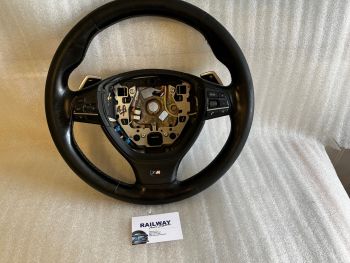 BMW 2011 5 SERIES F11 F10 M-SPORT PADDLE SHIFT STEERING WHEEL MULTIFUNCTION Y241 *483