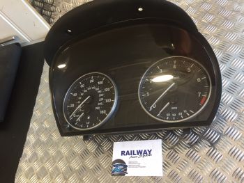 BMW E92 3 SERIES E92 2007 320I DASH CLOCKS MANUAL SPEEDO INSTRUMENT CLUSTER 9143820 B315 *609
